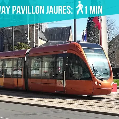 Tramway 12 Rdc Jaures Cosy Proche Gare דירה